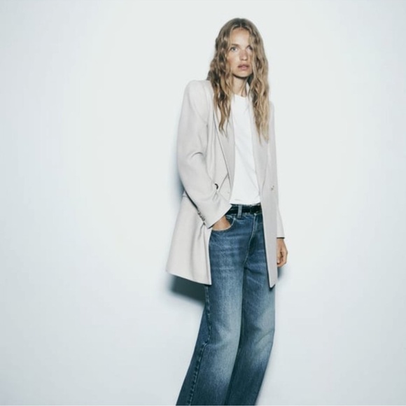 Zara Double Breasted Blazer - Picture 7 of 11